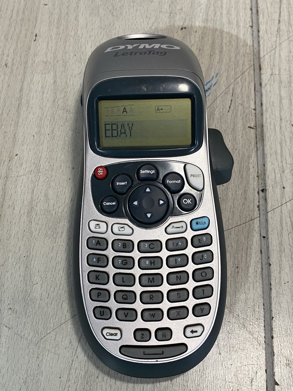 DYMO LetraTag LT-100H Battery Powered Handheld Label Maker - Works Great